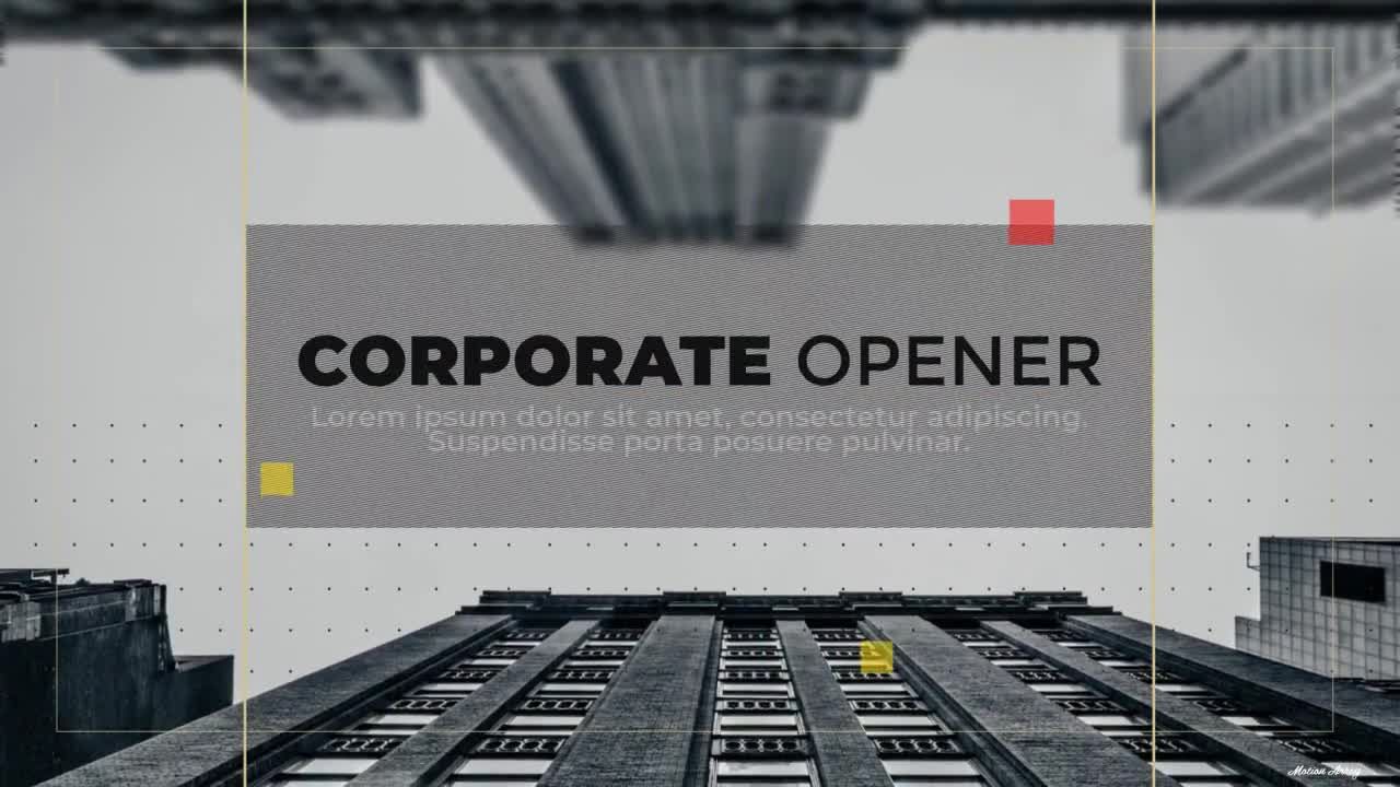 公司介绍动画效果素材库精选AE模板