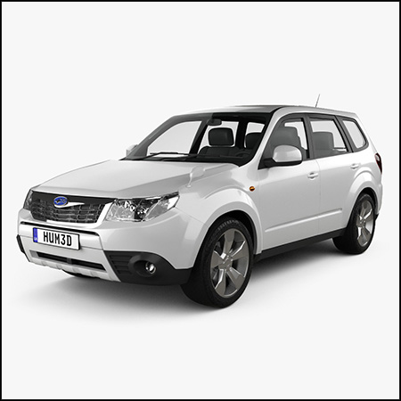 斯巴鲁森林人Subaru Forester 2008 素材之家精选3D模型