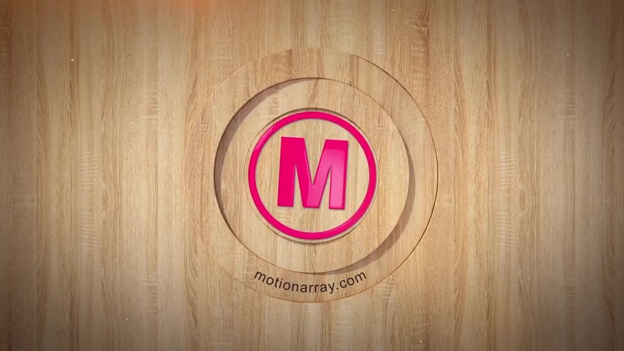 富有创意的旋转徽标动态展示ae模板