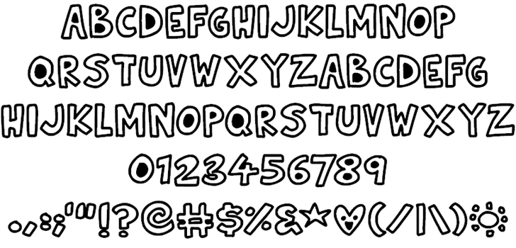 Natural Toons font插图1