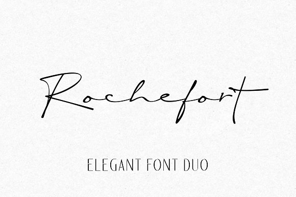 Rochefort | Luxury Font DUO素材之家精选英文字体