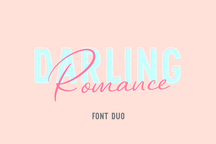 Darling Romans Font素材之家精选英文字体