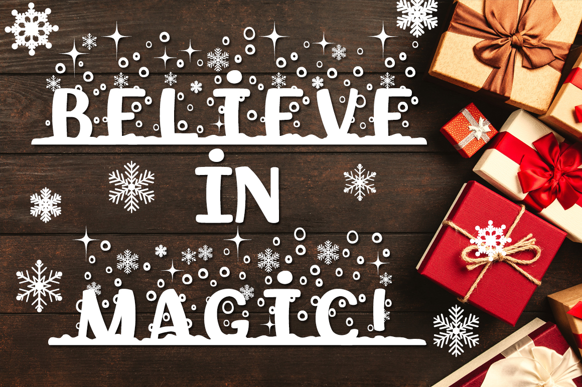 Christmas Mornings Font with Bonus ExtrasRegular Font插图1