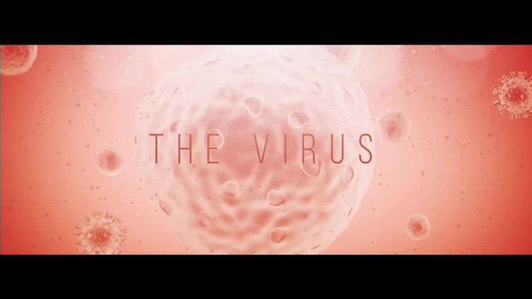 新病毒的传播和认识动态动画ae模板