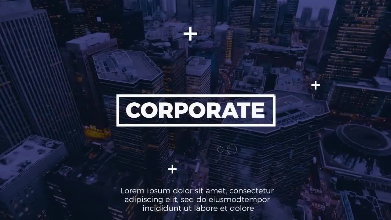 创意企业宣传素材库精选AE模板