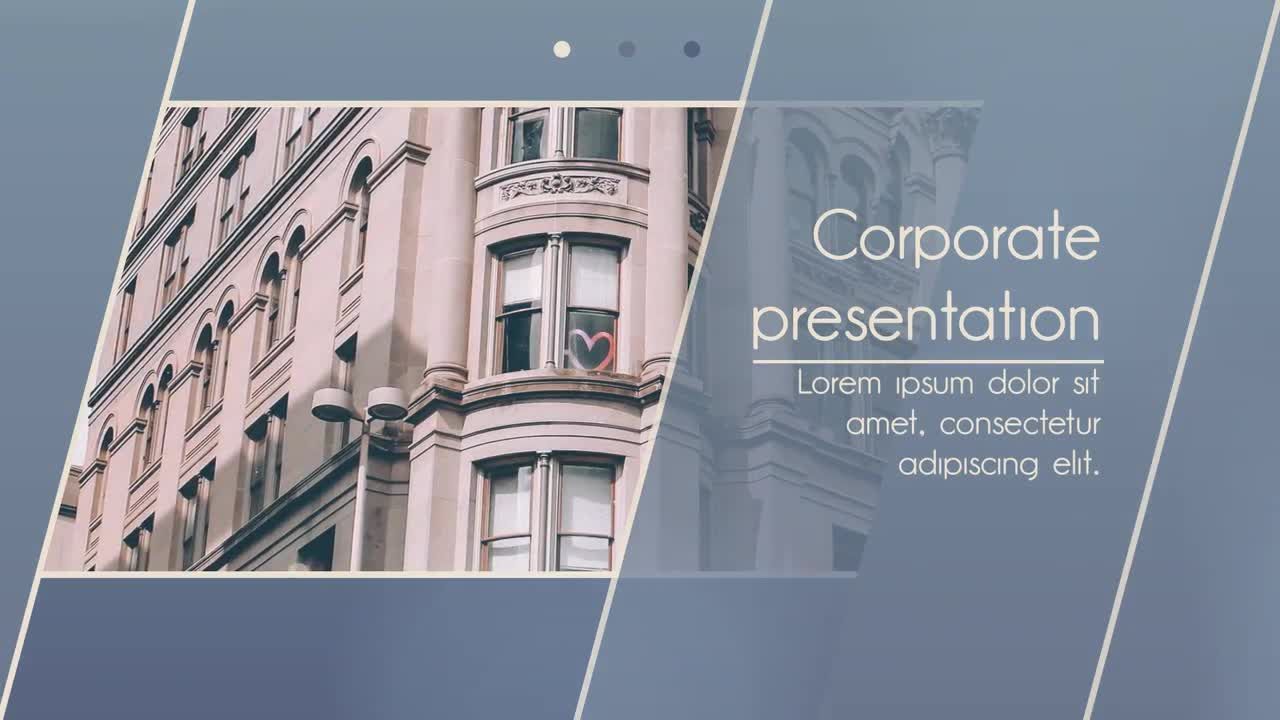 10个易于编辑的企业介绍文本幻灯片素材库精选AE模板