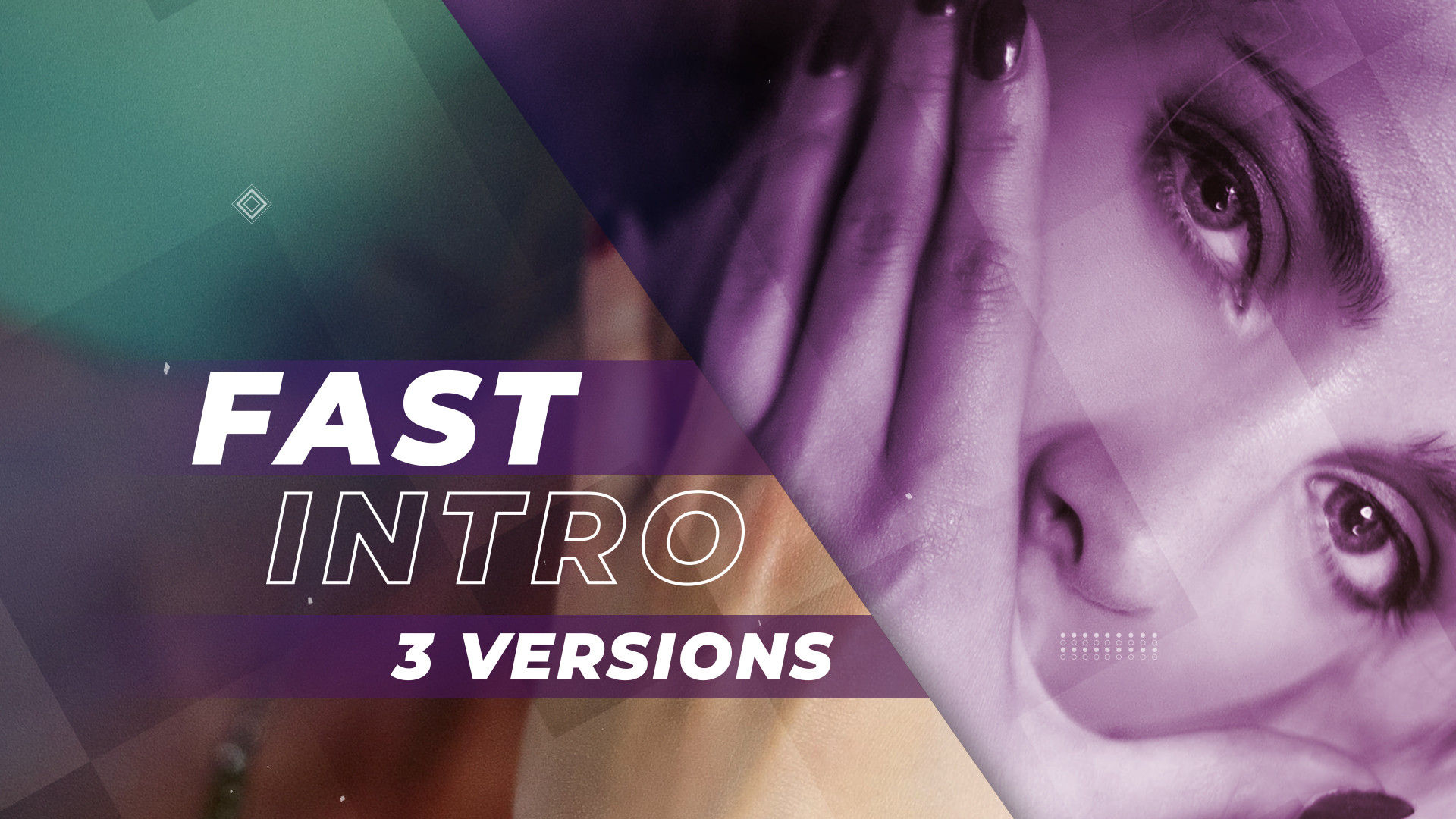 时尚文字动画徽标介绍素材库精选AE模板