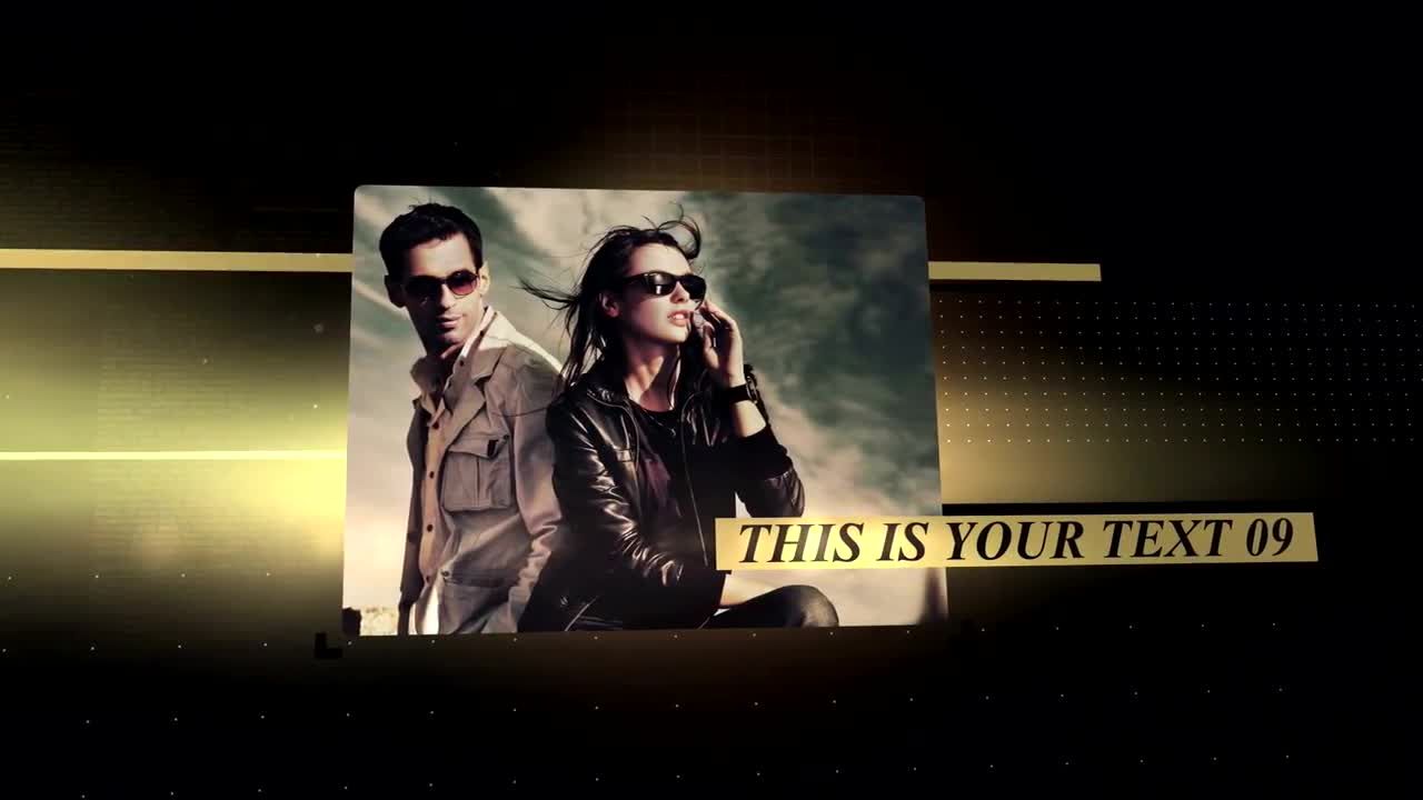 现代比较精美文本图像简介素材库精选AE模板