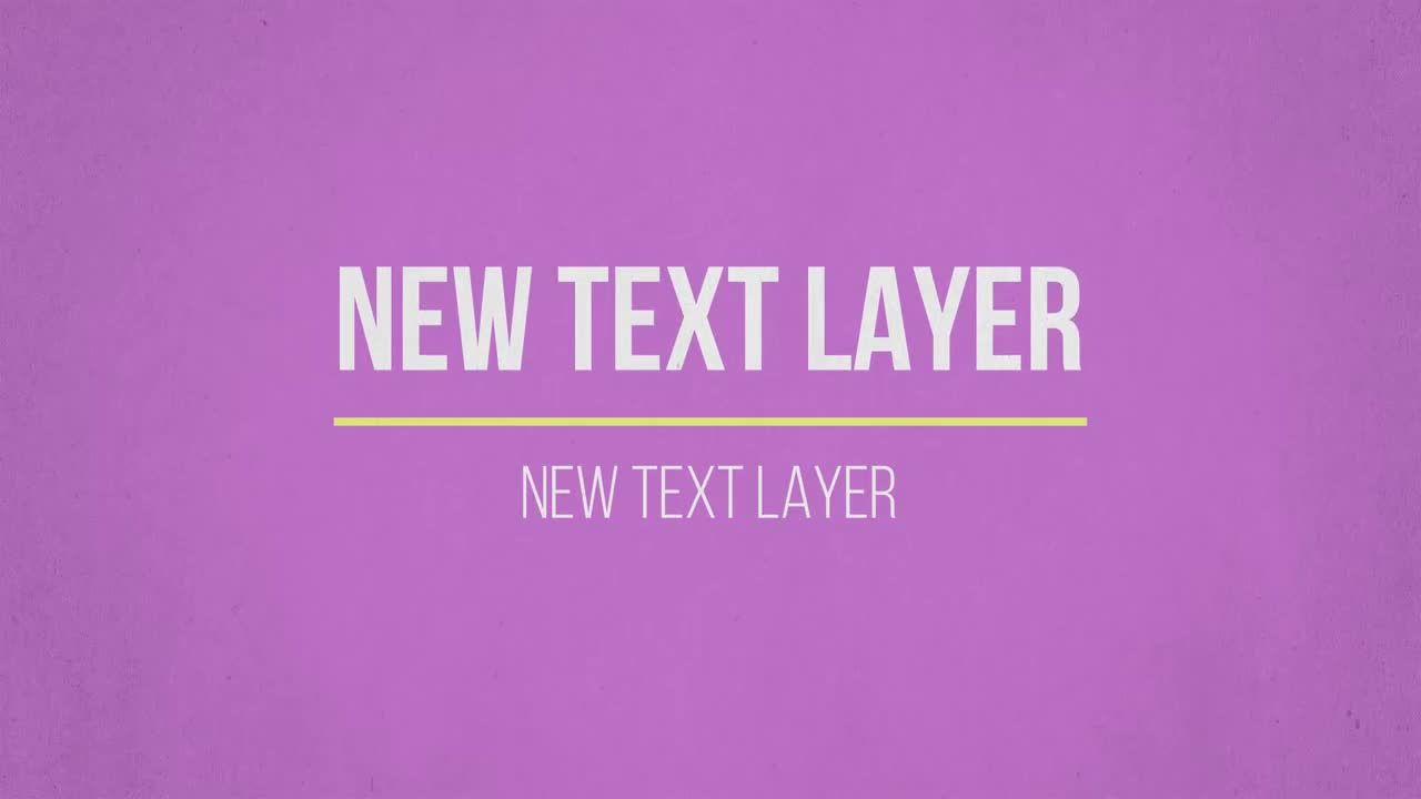 有趣的多种色彩标题素材库推荐PR模板