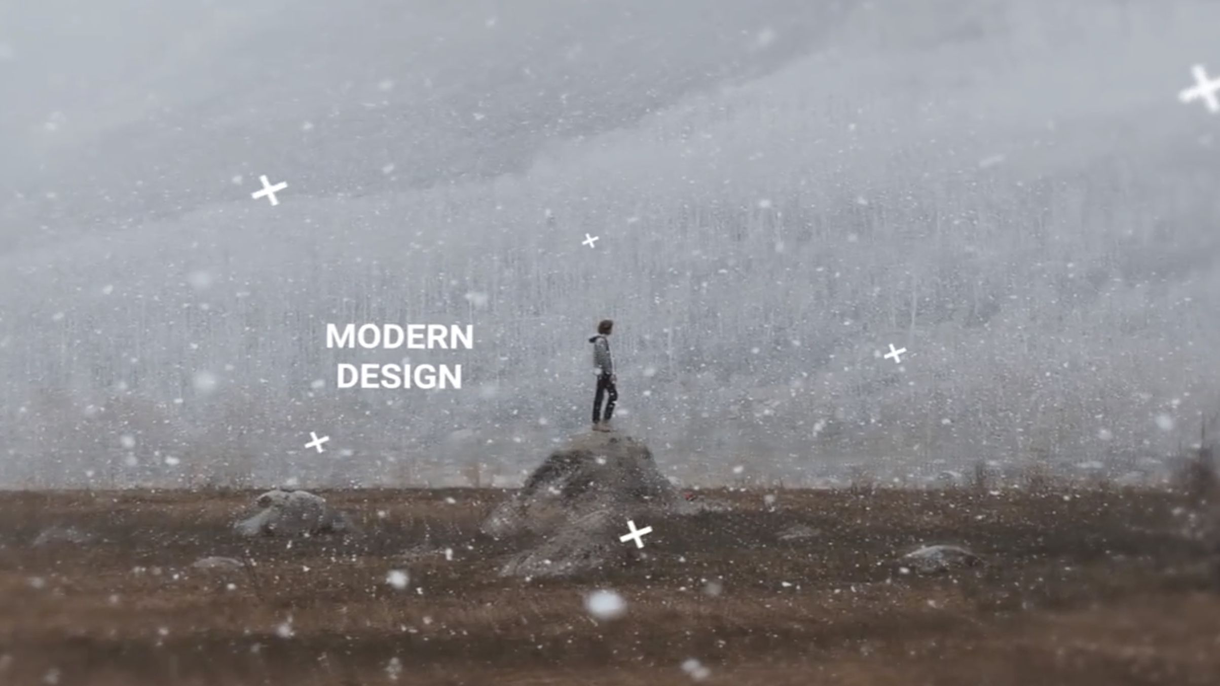 视差效果AE电影幻灯片模板