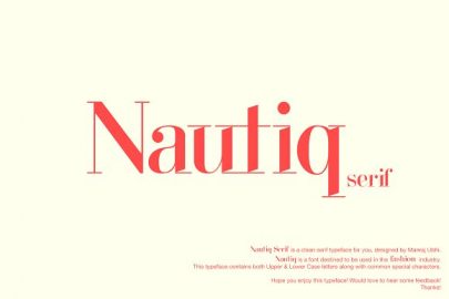 Nautiq | Elegance is Beauty素材之家精选英文字体