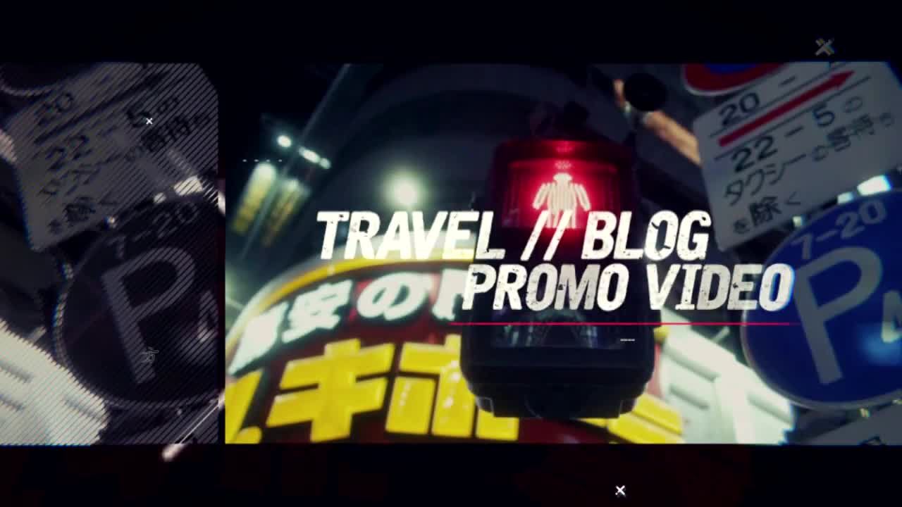 现代城市旅行时尚的素材库精选AE模板