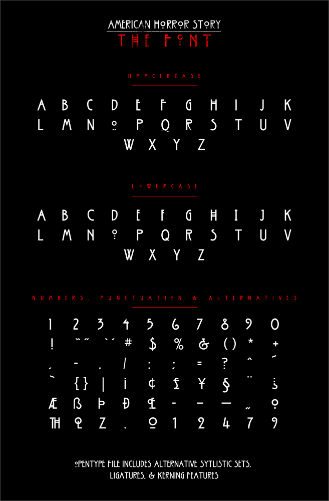 American Horror Story font插图1