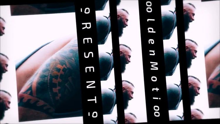 时尚创意的动作预告片素材库精选AE模板