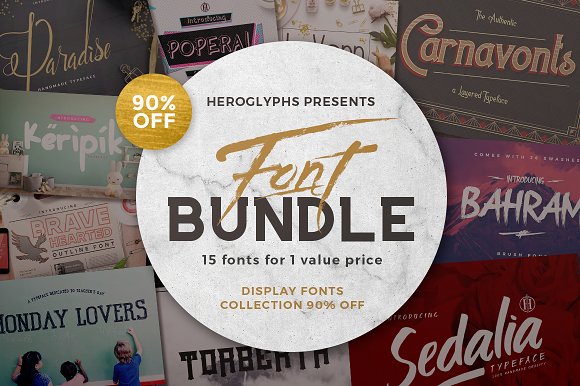 Display Font Collection-Value Price插图