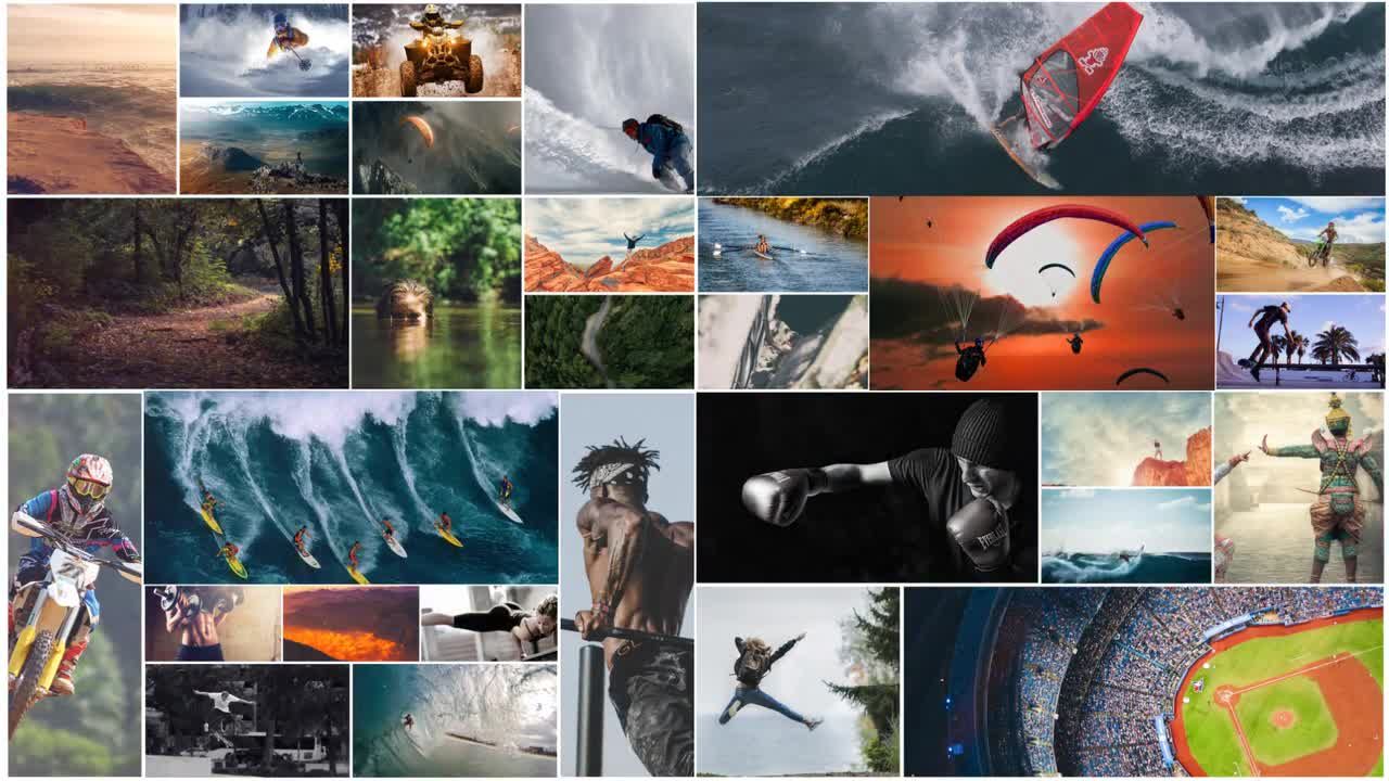 现代动态动画照片展示素材库精选AE模板