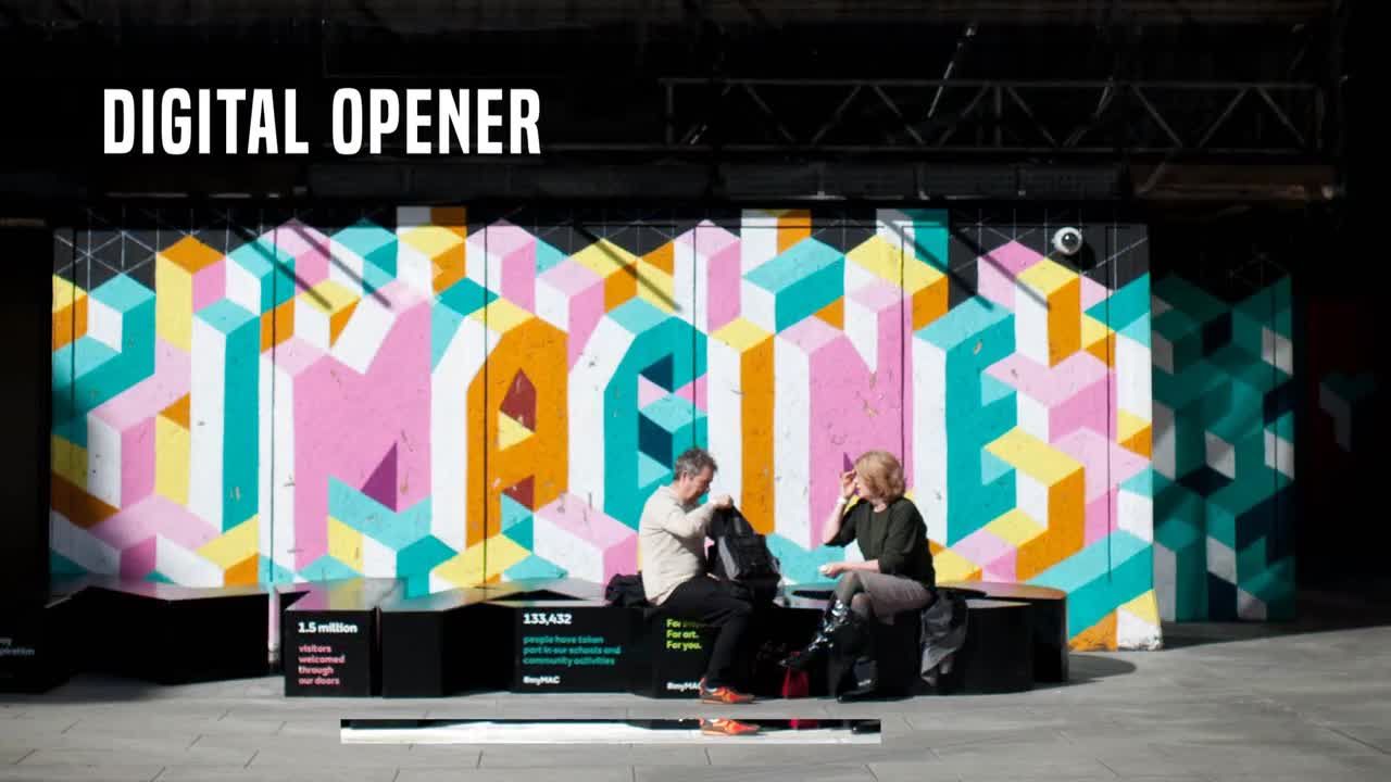 像素画面故障干扰图文展示片头素材库精选AE模板