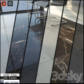 瓷砖大理石套装素材之家精选3D模型