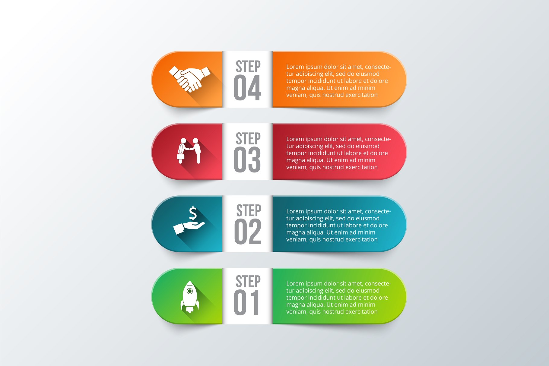 企业信息图表幻灯片设计素材 Diagrams for business infographic v7插图(5)