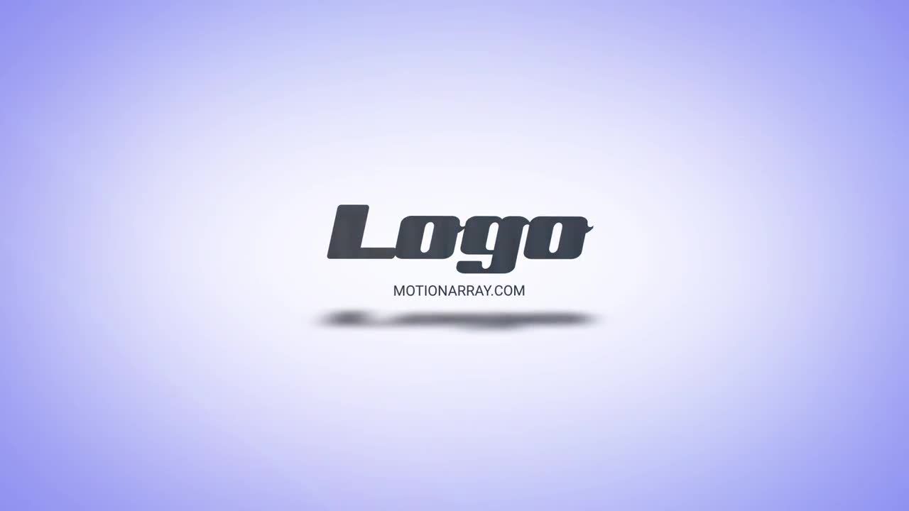 时尚简洁的动画旋转logo展示素材库精选AE模板