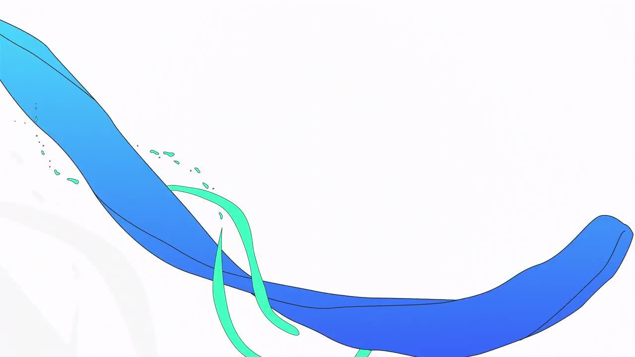 传统动画液体徽标素材库精选AE模板