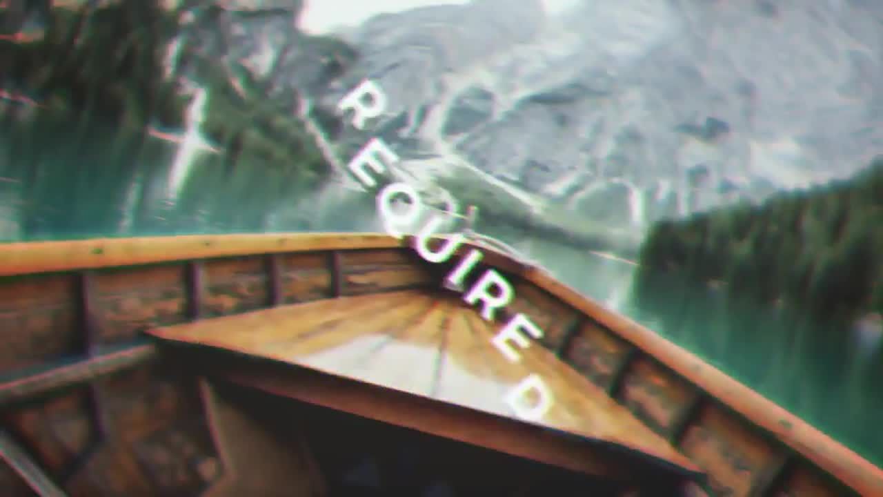 彩色幻灯片AE过渡效果模板