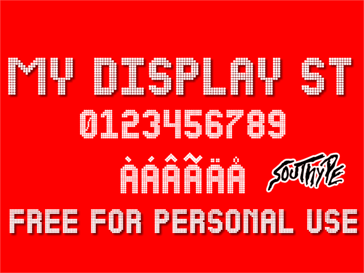 NEW LED DISPLAY ST font插图