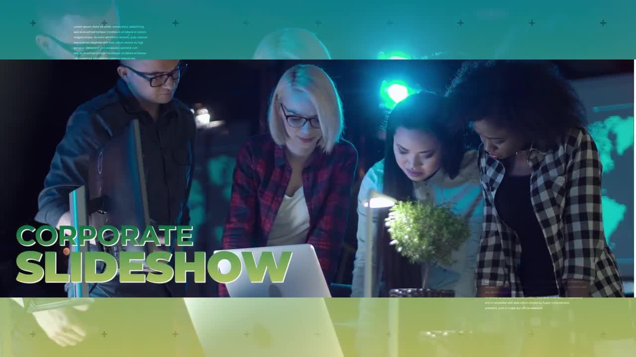 10个高清企业幻灯片平滑过渡效果素材库精选pr模板