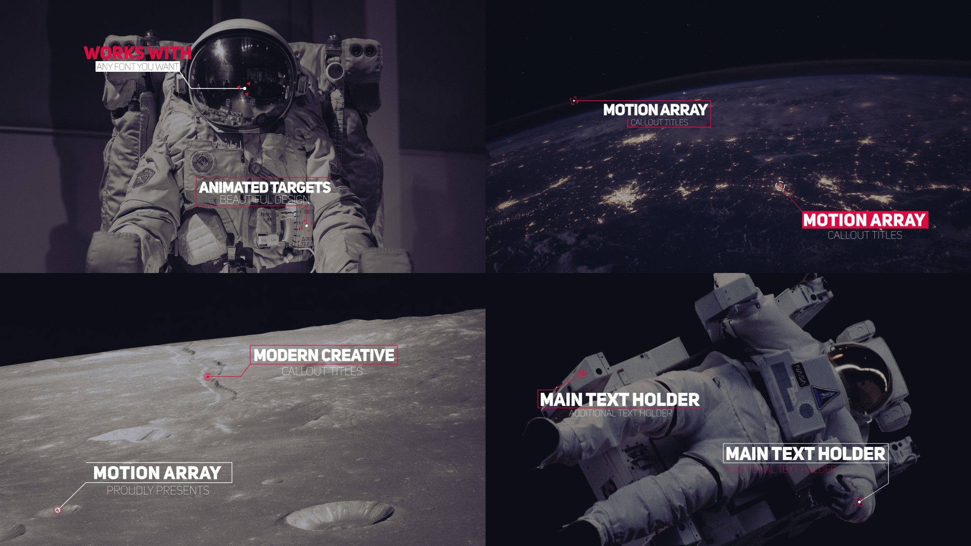 13个现代标注标题素材库推荐PR模板