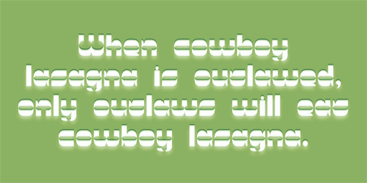 Lasagna Cowboy font插图1 Lasagna Cowboy font插图1