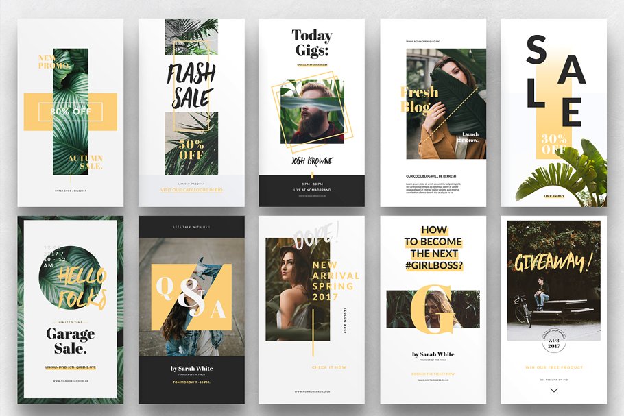 华丽Instagram故事模板素材库精选 ORENZA – Instagram Stories插图(2)