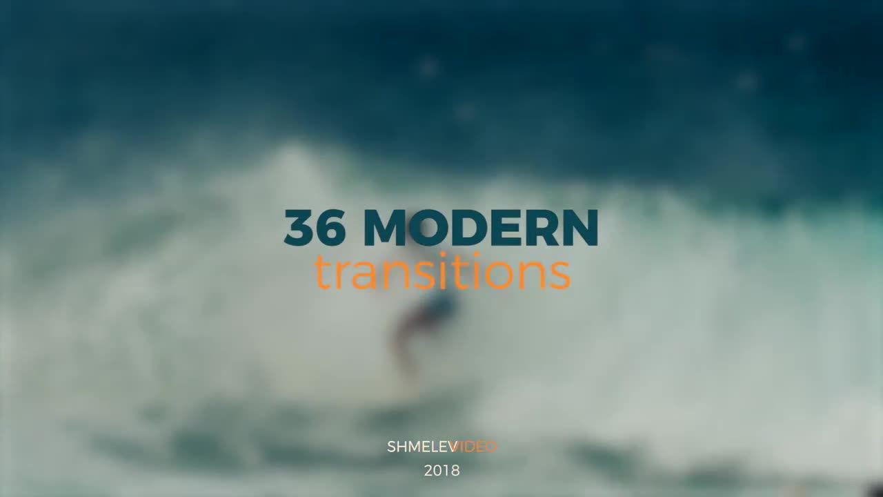 36个超现代动画素材库推荐PR模板