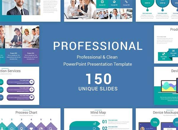 专业创意的科研PowerPoint模板下载