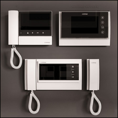 楼宇可视对讲机素材之家精选3D模型