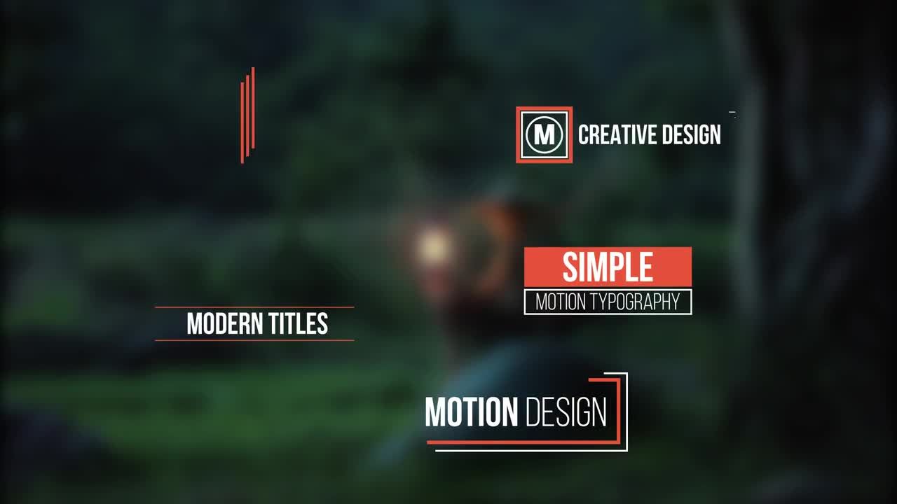 10个独特的广告标题动画素材库精选AE模板