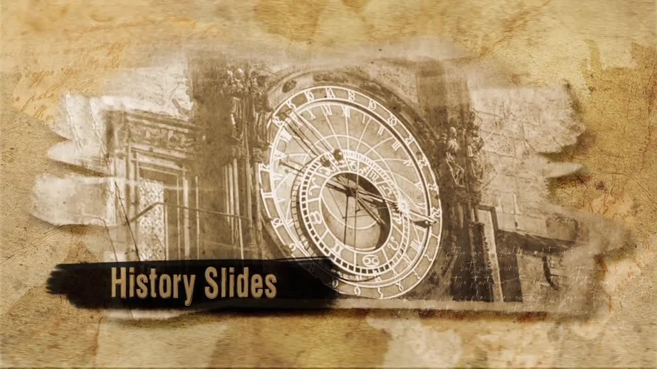 复古回忆笔刷遮罩转场特效素材库精选AE模板