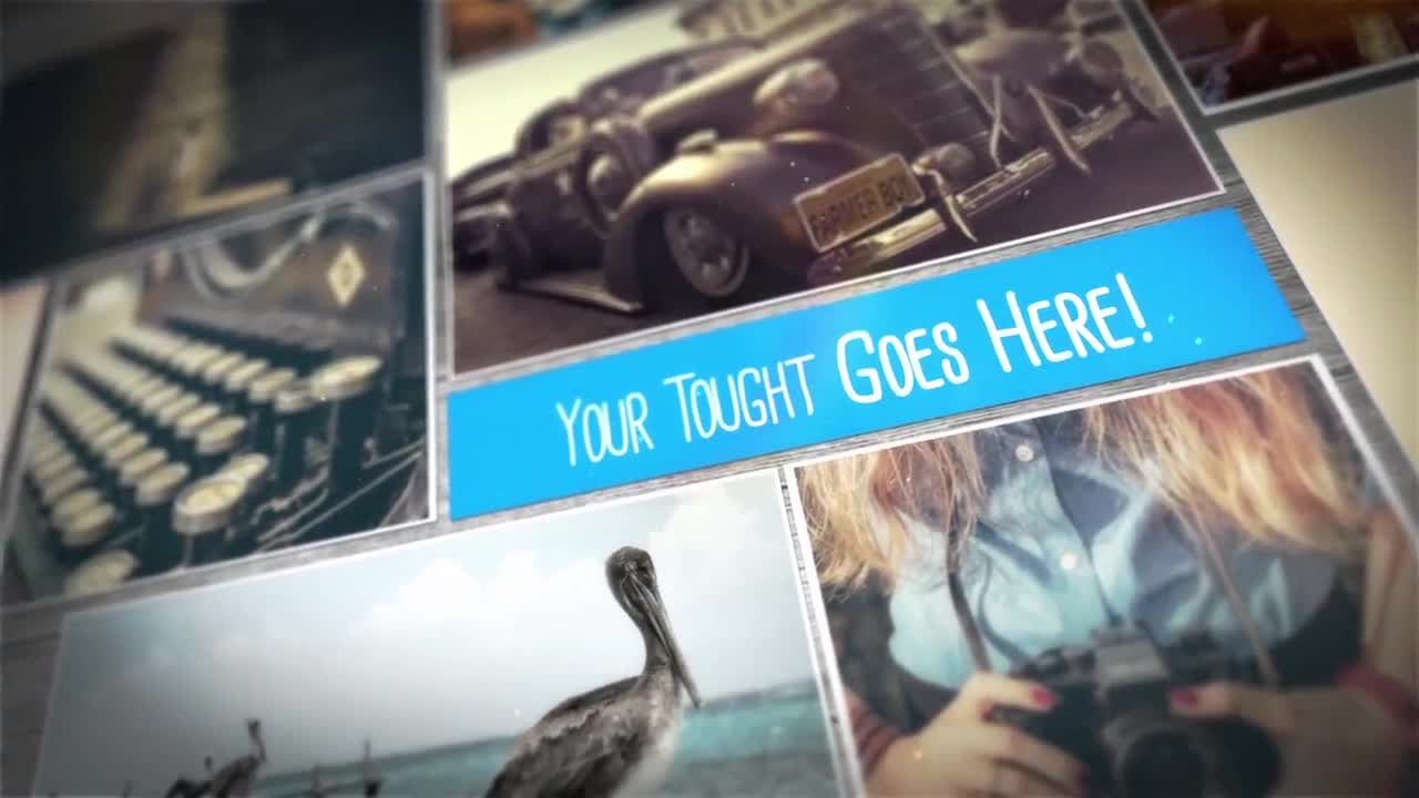 创意运动照片幻灯片素材库精选AE模板