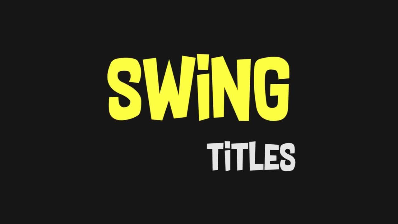 有趣的摇摆标题素材库推荐PR模板