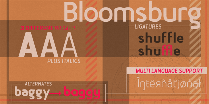 Bloomsburg font插图 Bloomsburg font插图