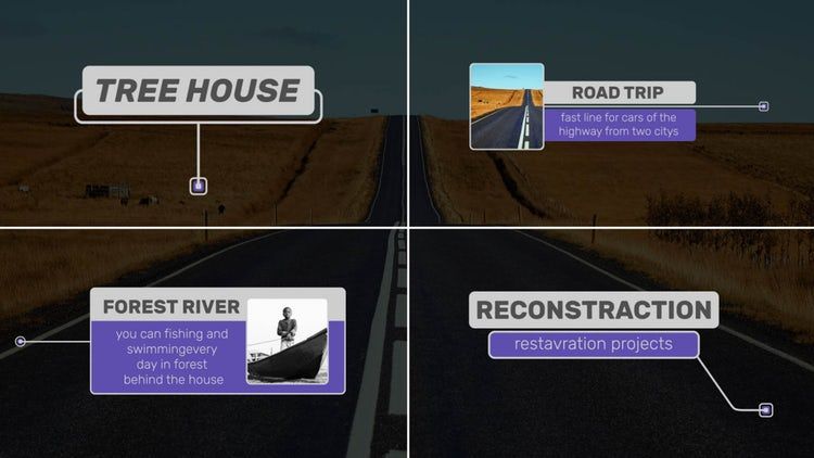 AE全屏标题动画模板Call Out Titles