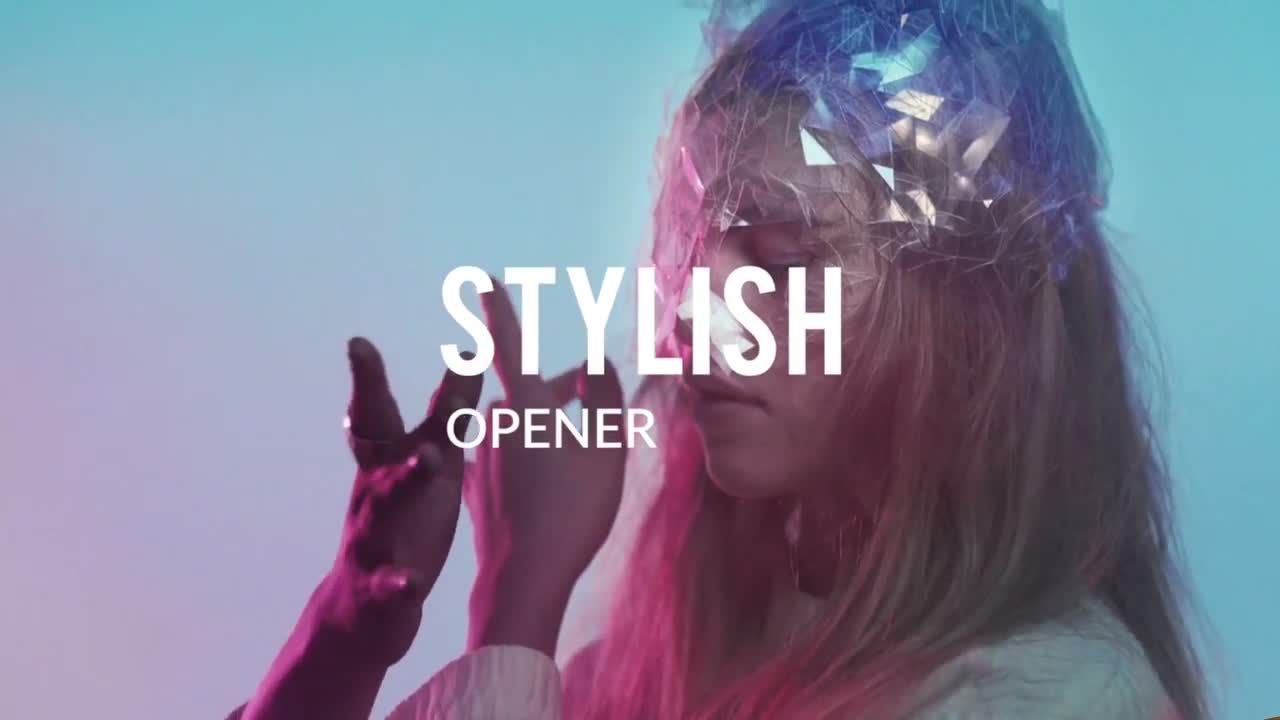 时尚广告宣传介绍素材库精选pr模板