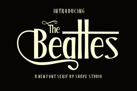 Beattes Font素材之家精选英文字体