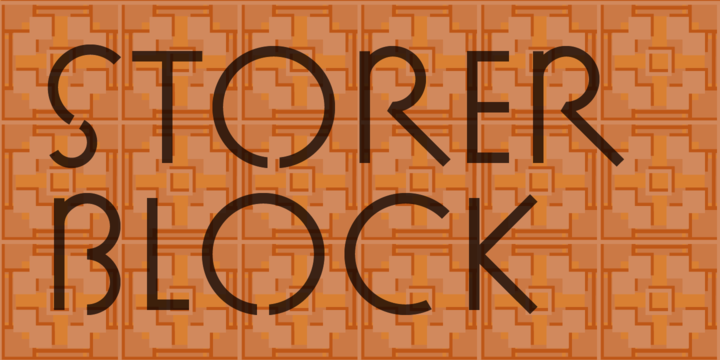 P22 FLW Exhibition Font Family插图2