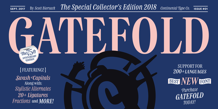 Gatefold Font Family素材之家精选英文字体