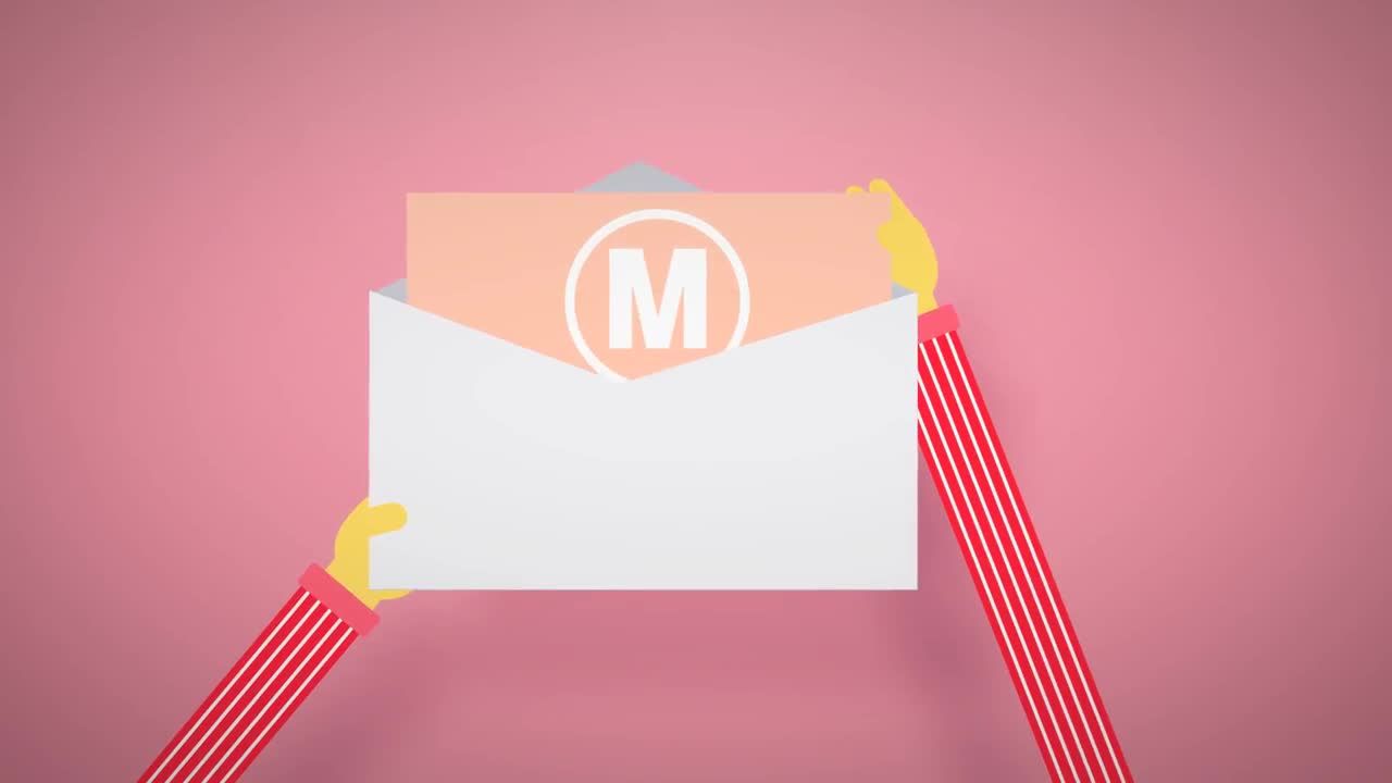 广告邮件徽标显示素材库精选AE模板