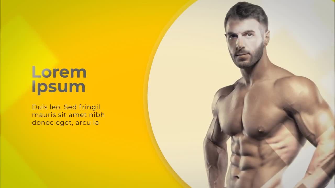 运动健身时尚设计效果素材库精选AE模板