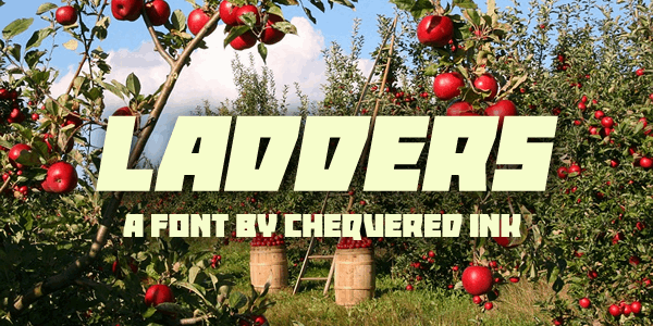 Ladders font插图 Ladders font插图