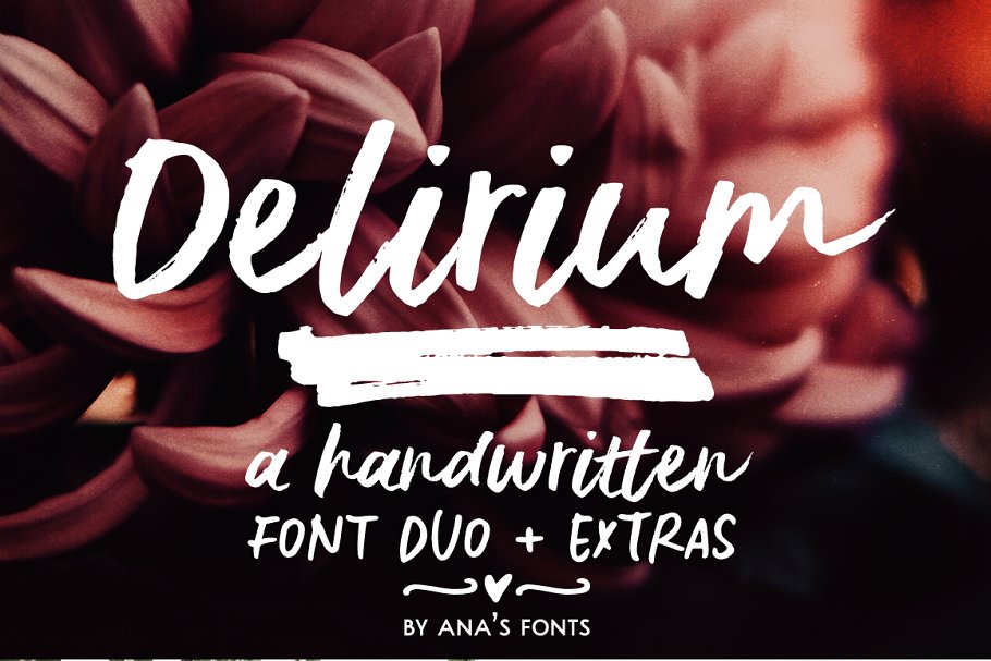 Delirium | a brush font duo素材之家精选英文字体