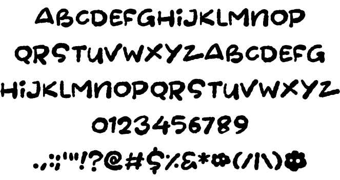 Cloudheads font插图1