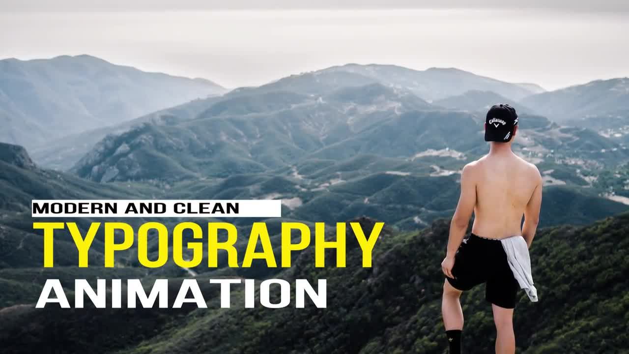 12个清洁优雅标题动画素材库精选AE模板